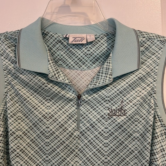 Tail Sleeveless Zip Front Golf Shirt Tank Starfire Country Club Scottsdale AZ L - Picture 3 of 7